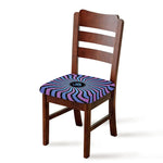 Psychedelic Om Print Chair Cushion Cover