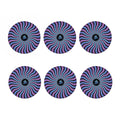 Psychedelic Om Print Coaster Set