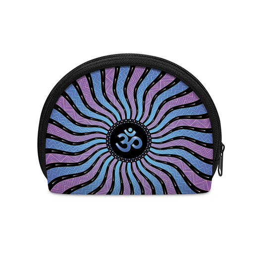 Psychedelic Om Print Coin Purse