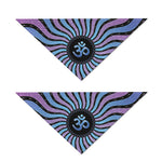 Psychedelic Om Print Dog Bandana