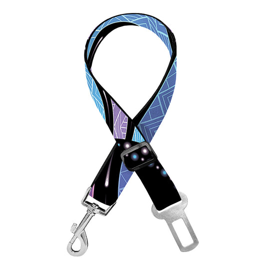 Psychedelic Om Print Dog Seat Belt