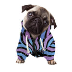 Psychedelic Om Print Dog Zip Up Hoodie
