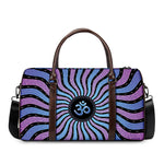 Psychedelic Om Print Duffle Bag