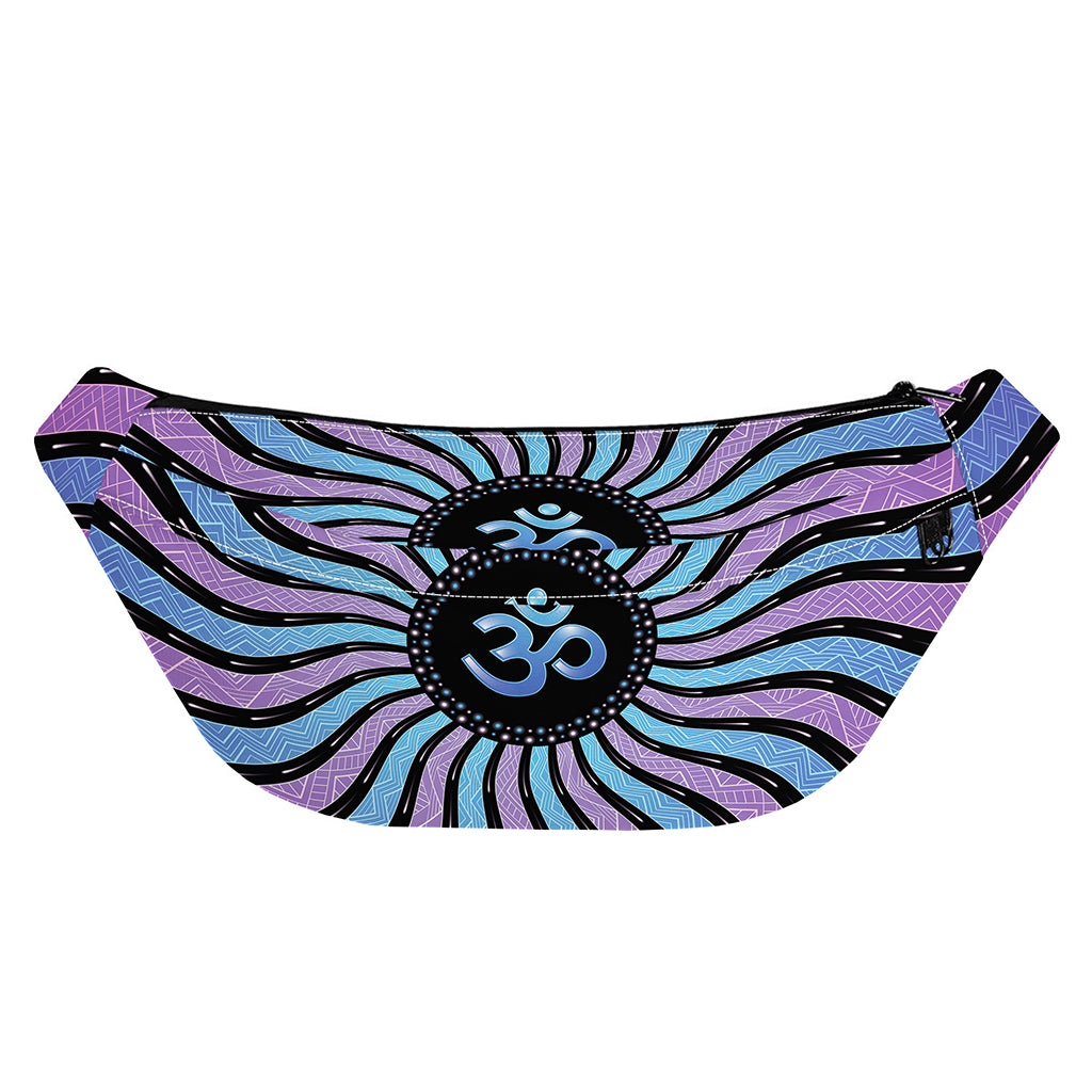 Psychedelic Om Print Fanny Pack