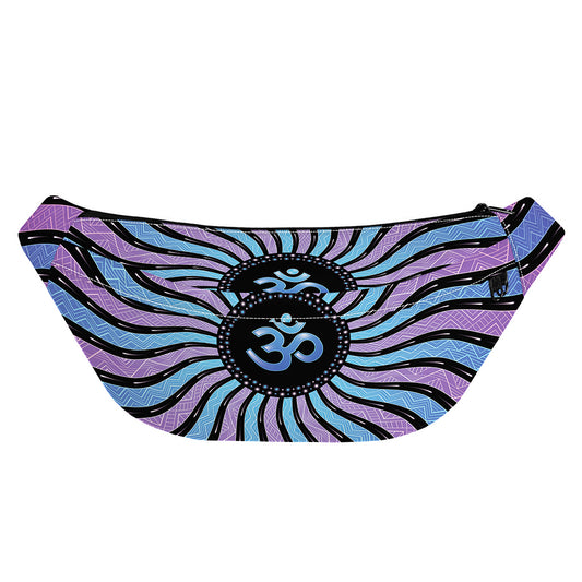 Psychedelic Om Print Fanny Pack