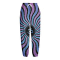 Psychedelic Om Print Fleece Lined Knit Pants