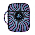 Psychedelic Om Print Front Pocket Bible Bag