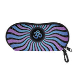 Psychedelic Om Print Glasses Case