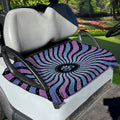 Psychedelic Om Print Golf Cart Seat Cover