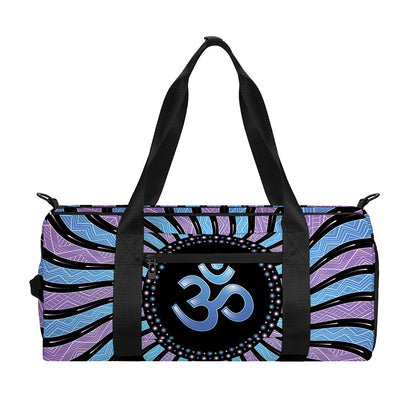 Psychedelic Om Print Gym Bag