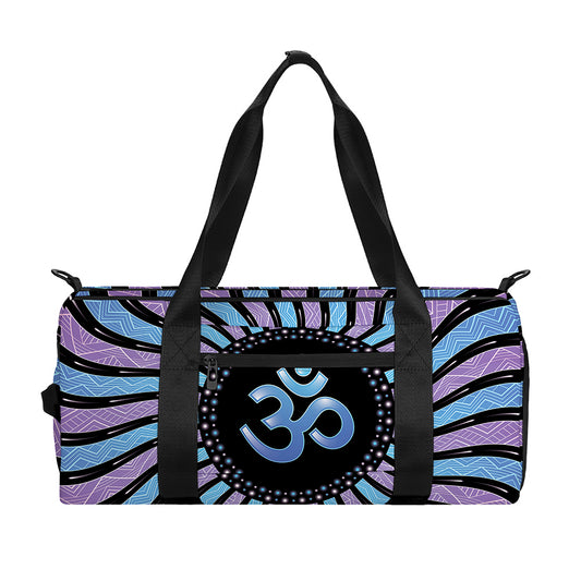 Psychedelic Om Print Gym Bag