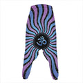 Psychedelic Om Print Hammer Pants