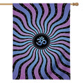 Psychedelic Om Print House Flag