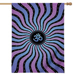 Psychedelic Om Print House Flag