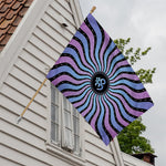 Psychedelic Om Print House Flag