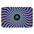 Psychedelic Om Print Indoor Door Mat