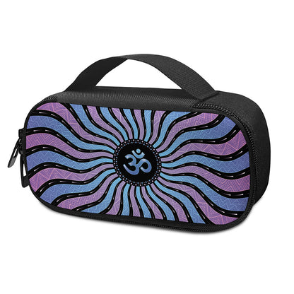 Psychedelic Om Print Insulin Cooler Travel Case