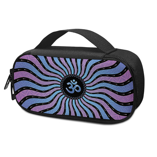 Psychedelic Om Print Insulin Cooler Travel Case