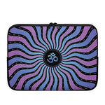 Psychedelic Om Print Laptop Sleeve