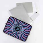 Psychedelic Om Print Laptop Sleeve