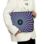 Psychedelic Om Print Laptop Sleeve
