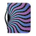 Psychedelic Om Print Leather Bible Cover