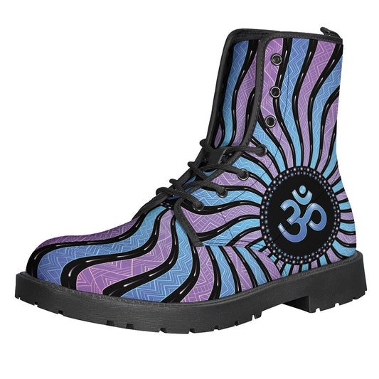 Psychedelic Om Print Backpack