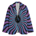 Psychedelic Om Print Men's Blazer