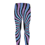 Psychedelic Om Print Men's leggings