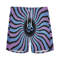 Psychedelic Om Print Men's Athletic Shorts