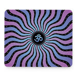 Psychedelic Om Print Mouse Pad