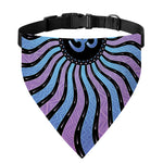 Psychedelic Om Print Over The Collar Dog Bandana