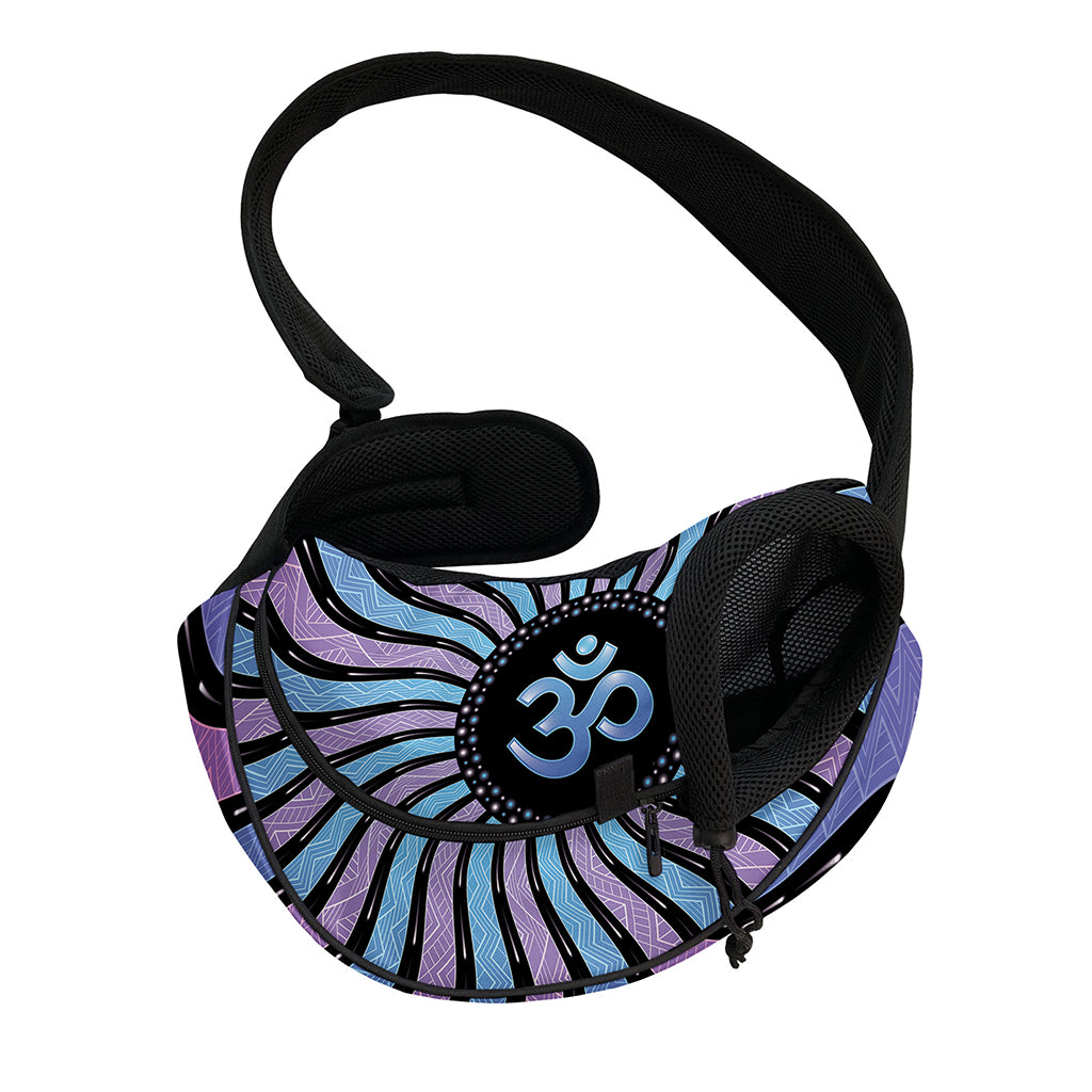 Psychedelic Om Print Pet Sling Carrier