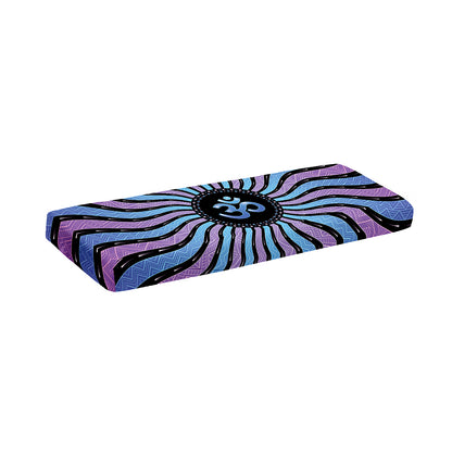 Psychedelic Om Print Piano Keyboard Cover