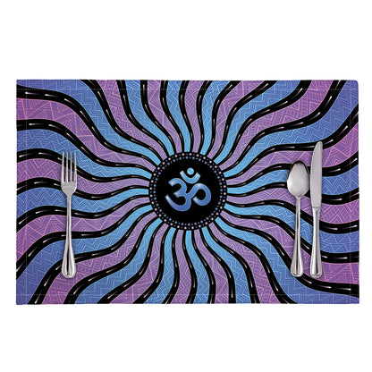 Psychedelic Om Print Placemat