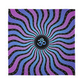 Psychedelic Om Print Silk Bandana