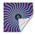 Psychedelic Om Print Silk Bandana