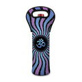 Psychedelic Om Print Single Neoprene Wine Tote