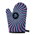 Psychedelic Om Print Single Oven Mitt