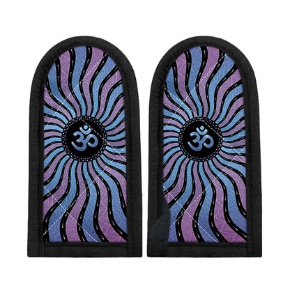 Psychedelic Om Print Skillet Handle Cover