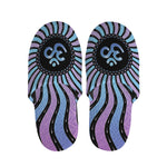 Psychedelic Om Print Slippers