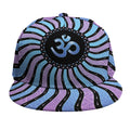 Psychedelic Om Print Snapback Cap