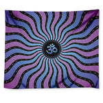 Psychedelic Om Print Tapestry