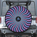 Psychedelic Om Print Tire Cover