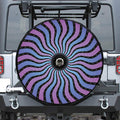 Psychedelic Om Print Tire Cover With Camera Hole