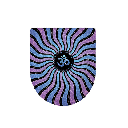 Psychedelic Om Print Toilet Lid Cover