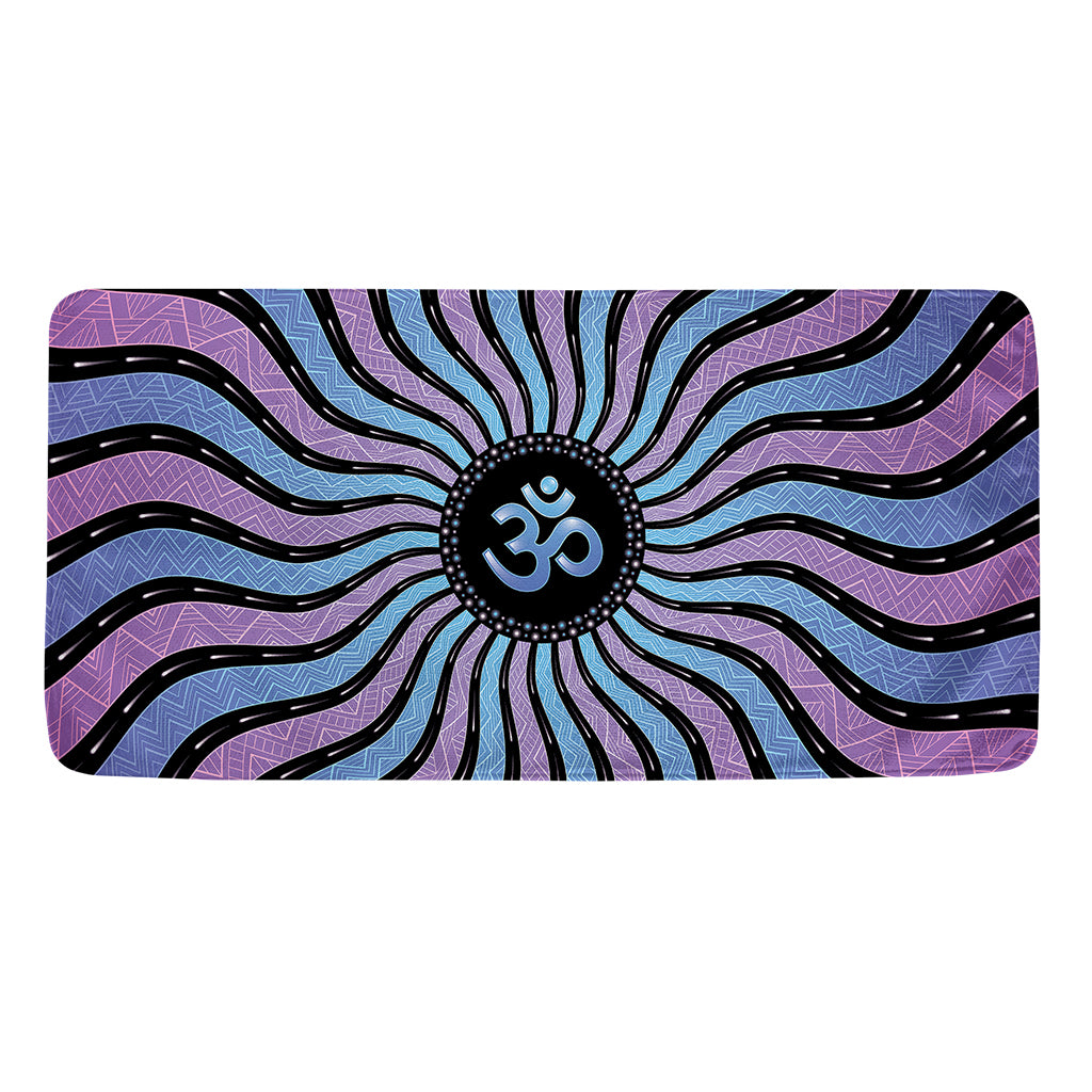 Psychedelic Om Print Towel