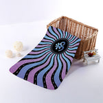 Psychedelic Om Print Towel