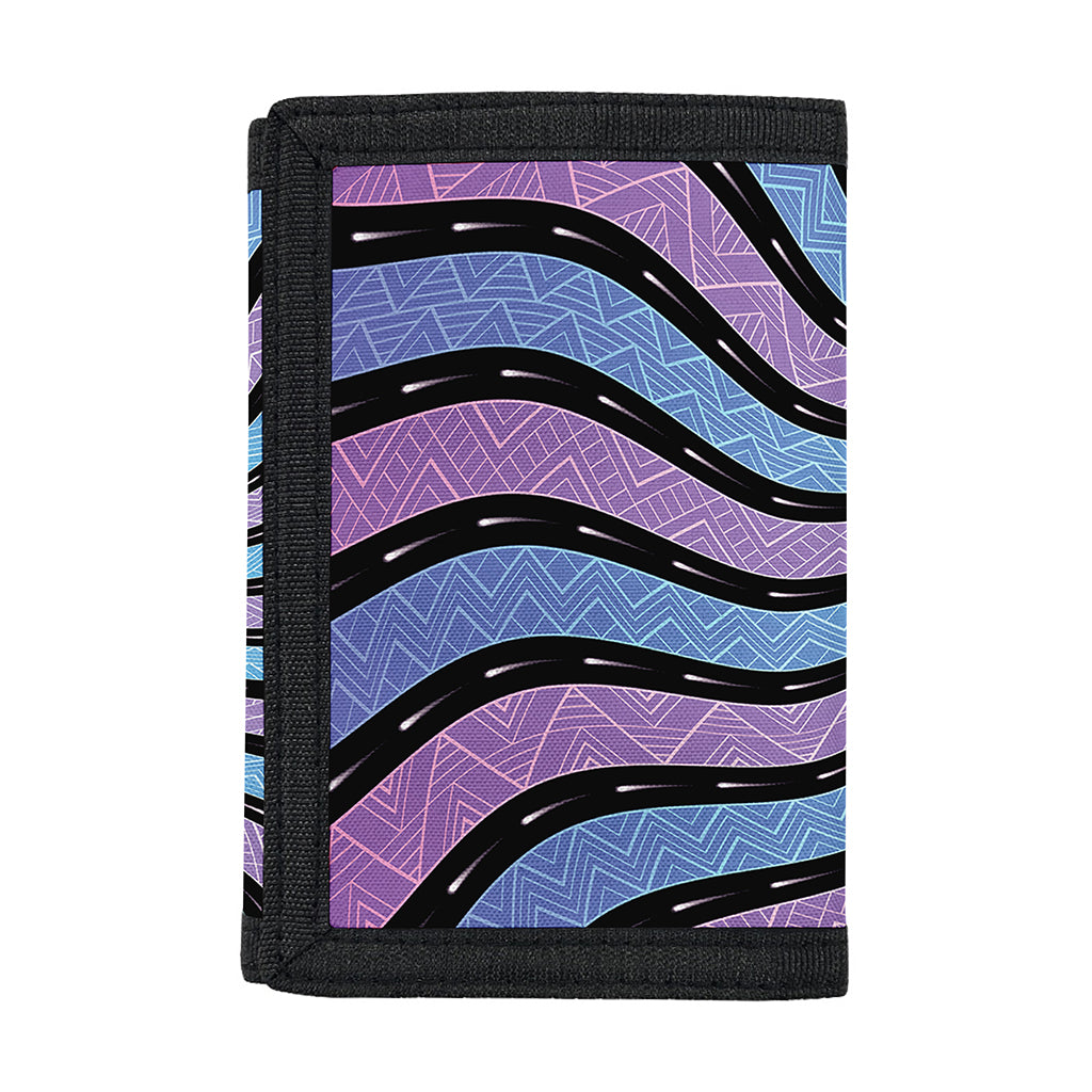 Psychedelic Om Print Trifold Wallet