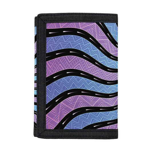 Psychedelic Om Print Trifold Wallet